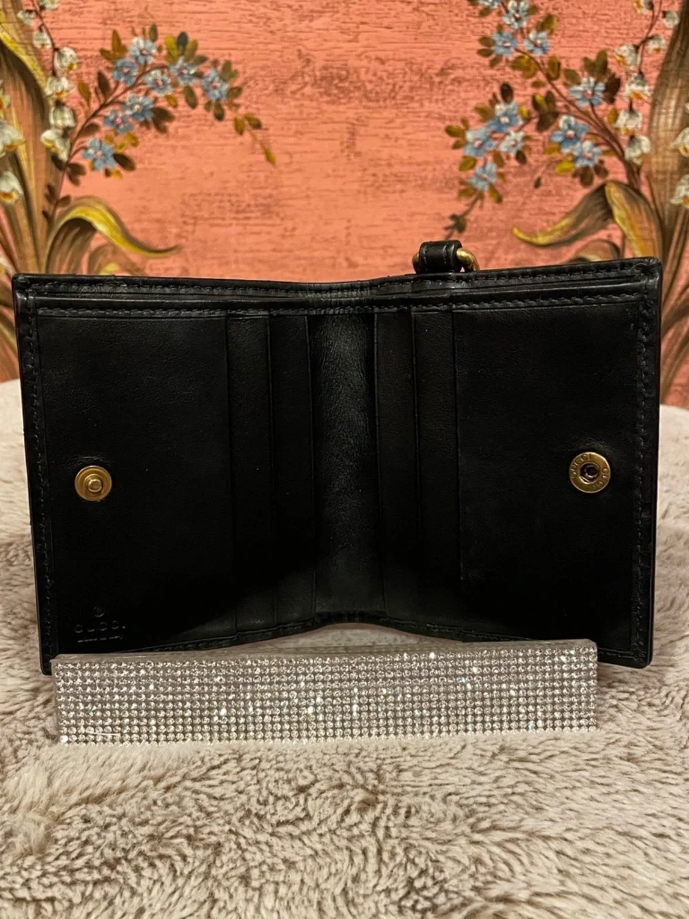 Gucci GG Marmont Card Holder Black Calfskin - Picture 4 of 7